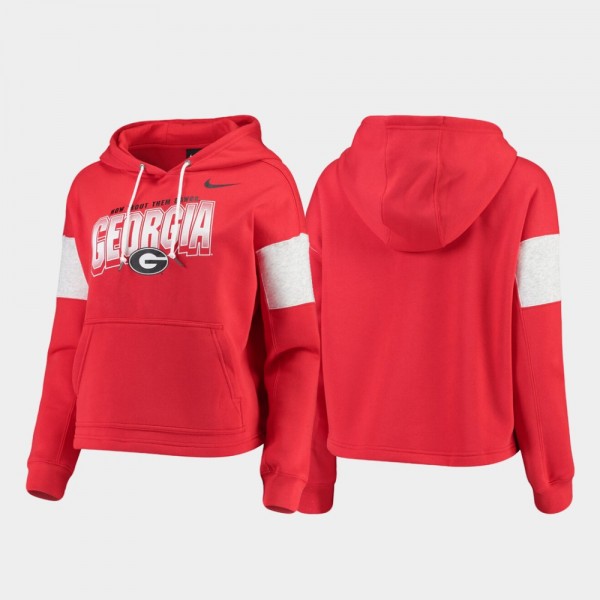Women's Georgia Bulldogs Local Pullover For Hoodie - Red