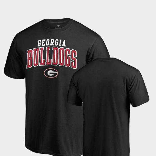 Georgia Bulldogs For Men's Square Up T-Shirt - Black